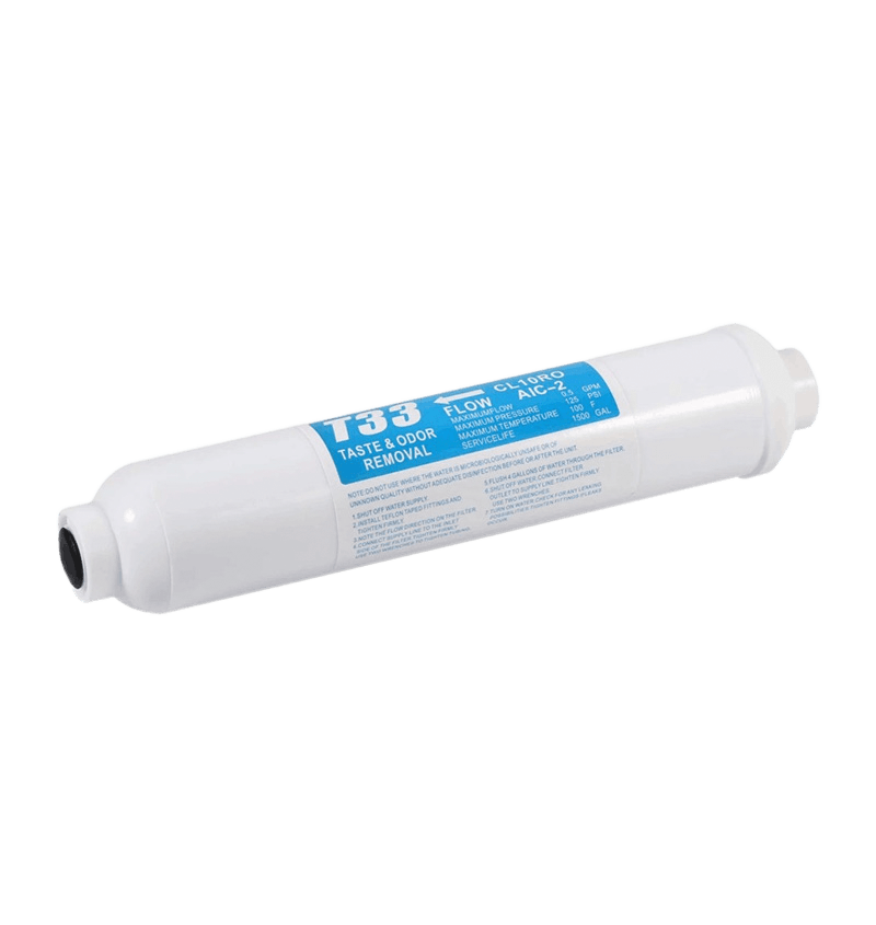 Odor remotionis T33 cartridge filter pro RO aqua filter