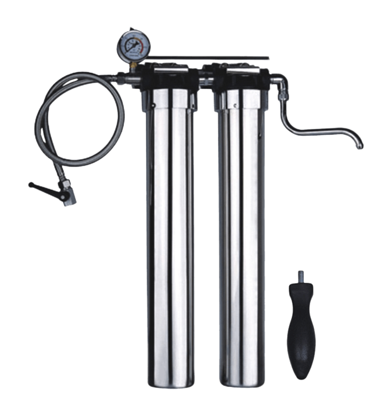 detail of Stainless Steel Kitchen UF Membrane Water Purifier 202SST